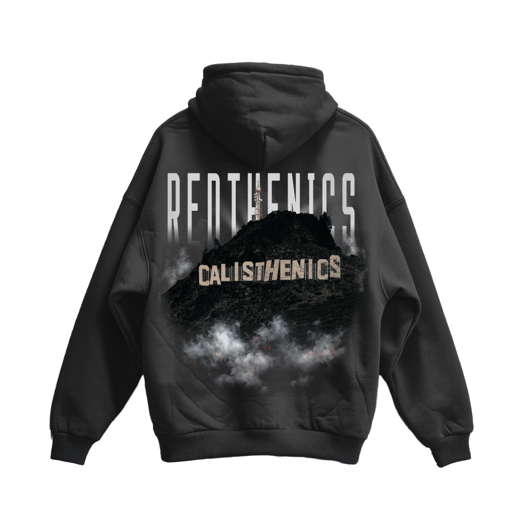 RedThenics Mountain Oversized Hoodie