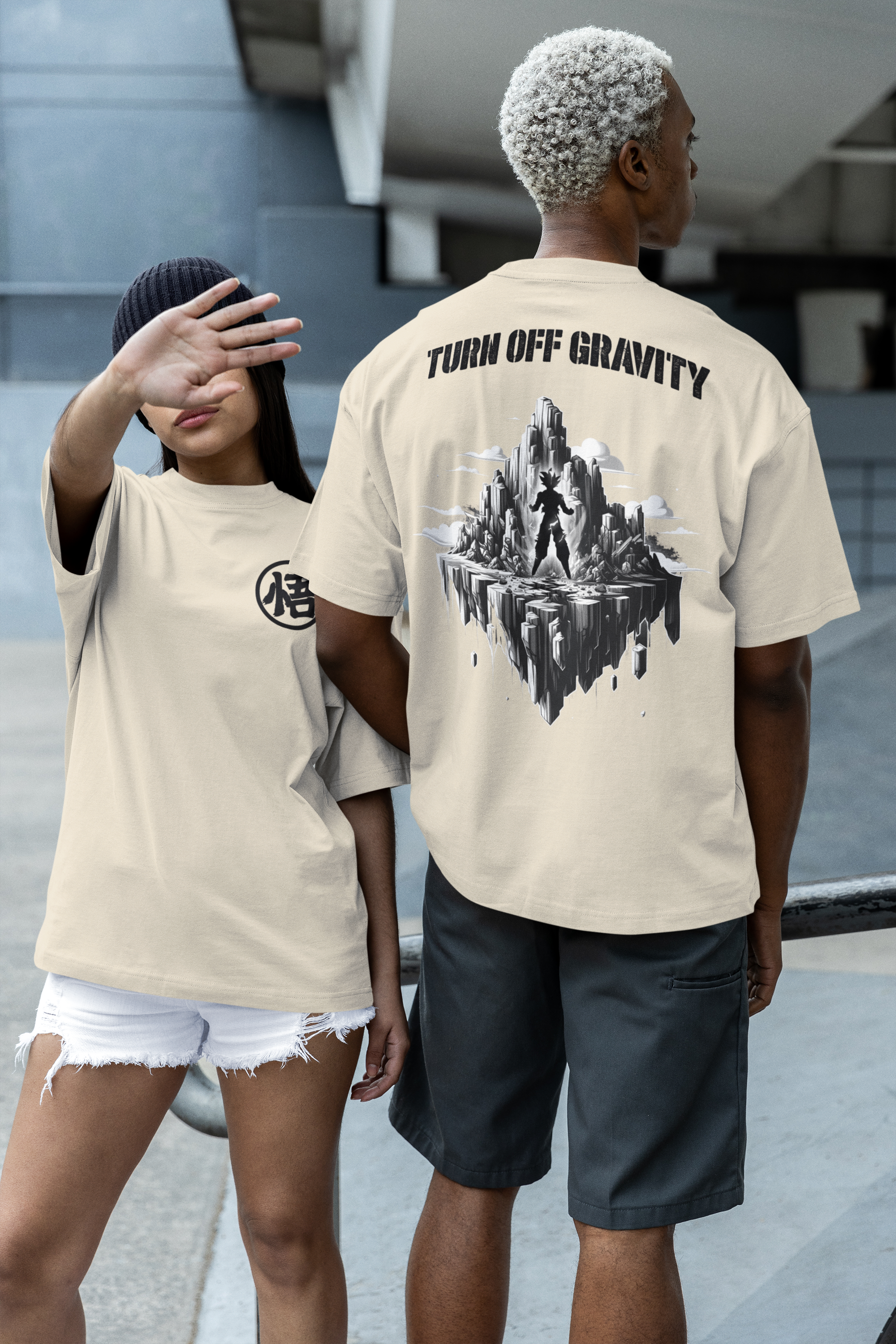 Turn OFF Gravity Oversized Shirt