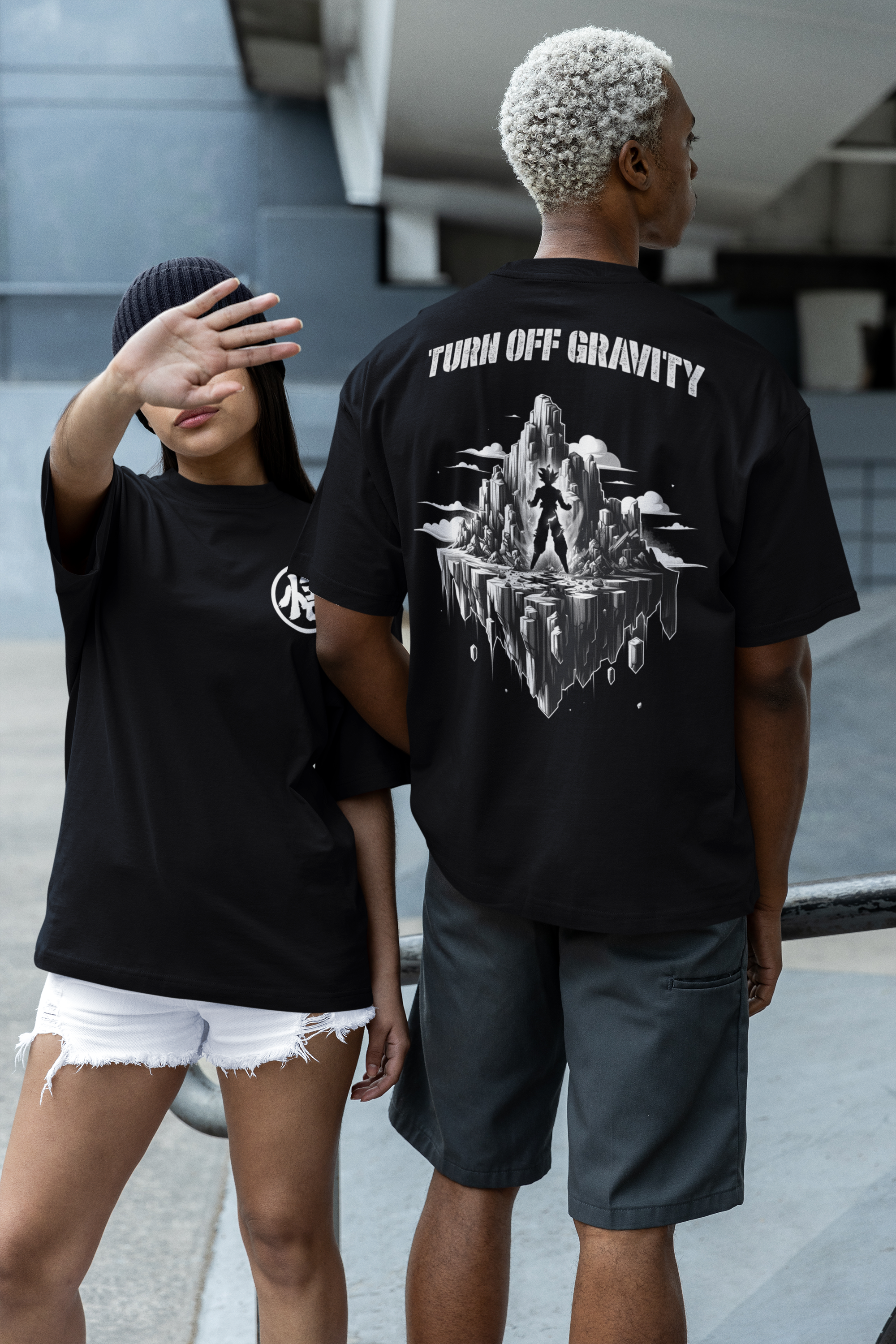 Turn OFF Gravity Oversized Shirt