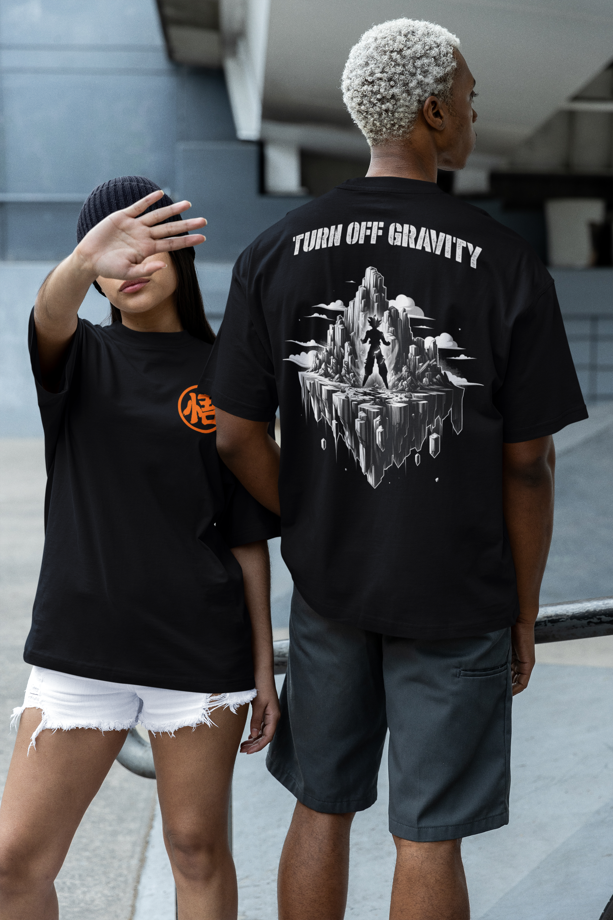 Turn OFF Gravity Oversized Shirt