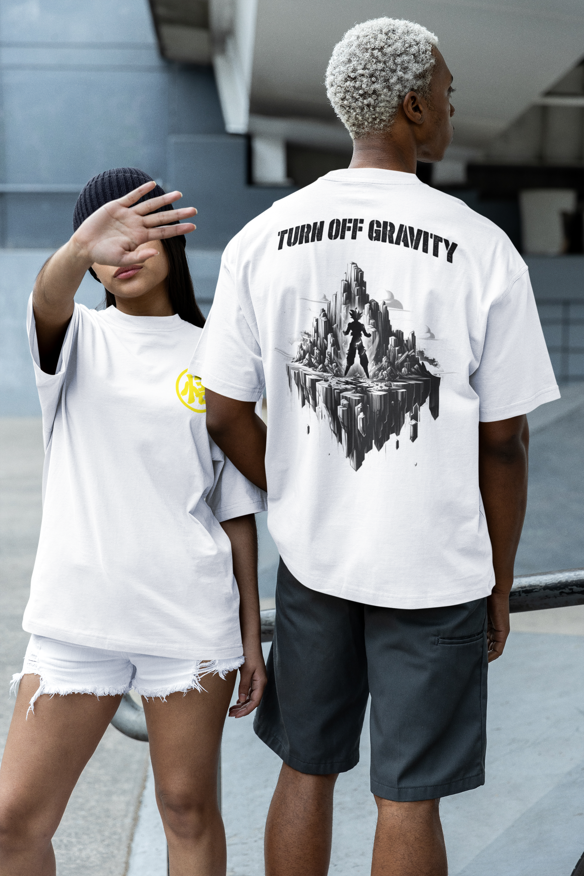 Turn OFF Gravity Oversized Shirt