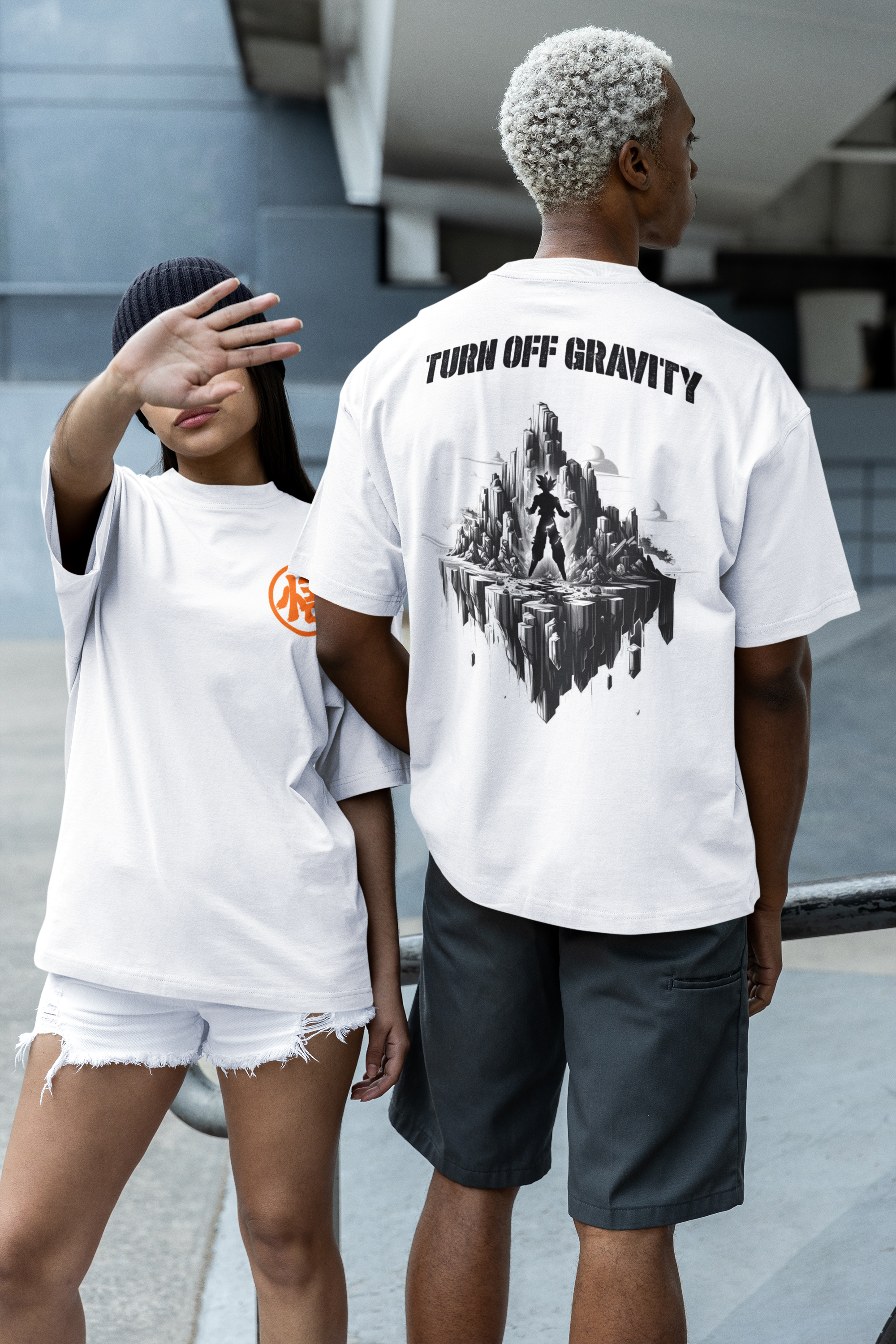 Turn OFF Gravity Oversized Shirt